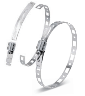 Make A Clamp S/S 301 1/2" Box of 10 Adjustable Fasteners