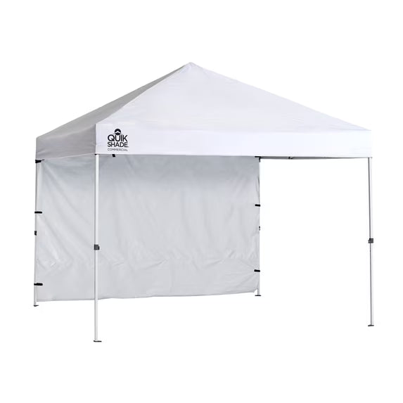 Quick Shade Commercial C100 Straight Leg Pop-Up Canopy, 10 ft. x 10 ft. White