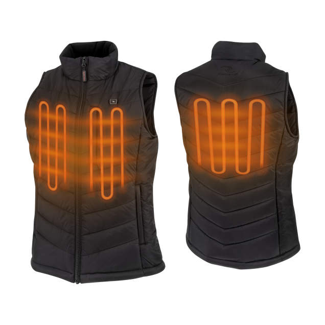 Radians Heated Womens Puffer Vest with Battery and Charger 7.2 Volt