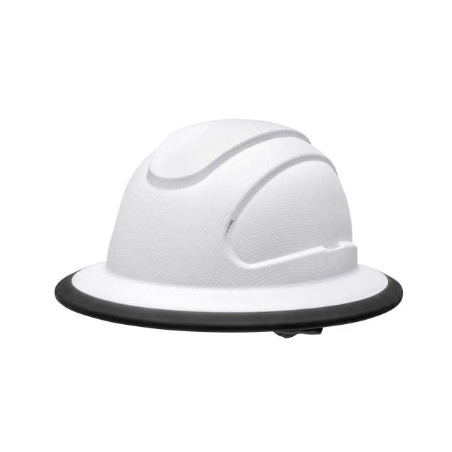 Radians RHJ6 Judge Type I Class G & E Full Brim Non-Vented Hard Hat