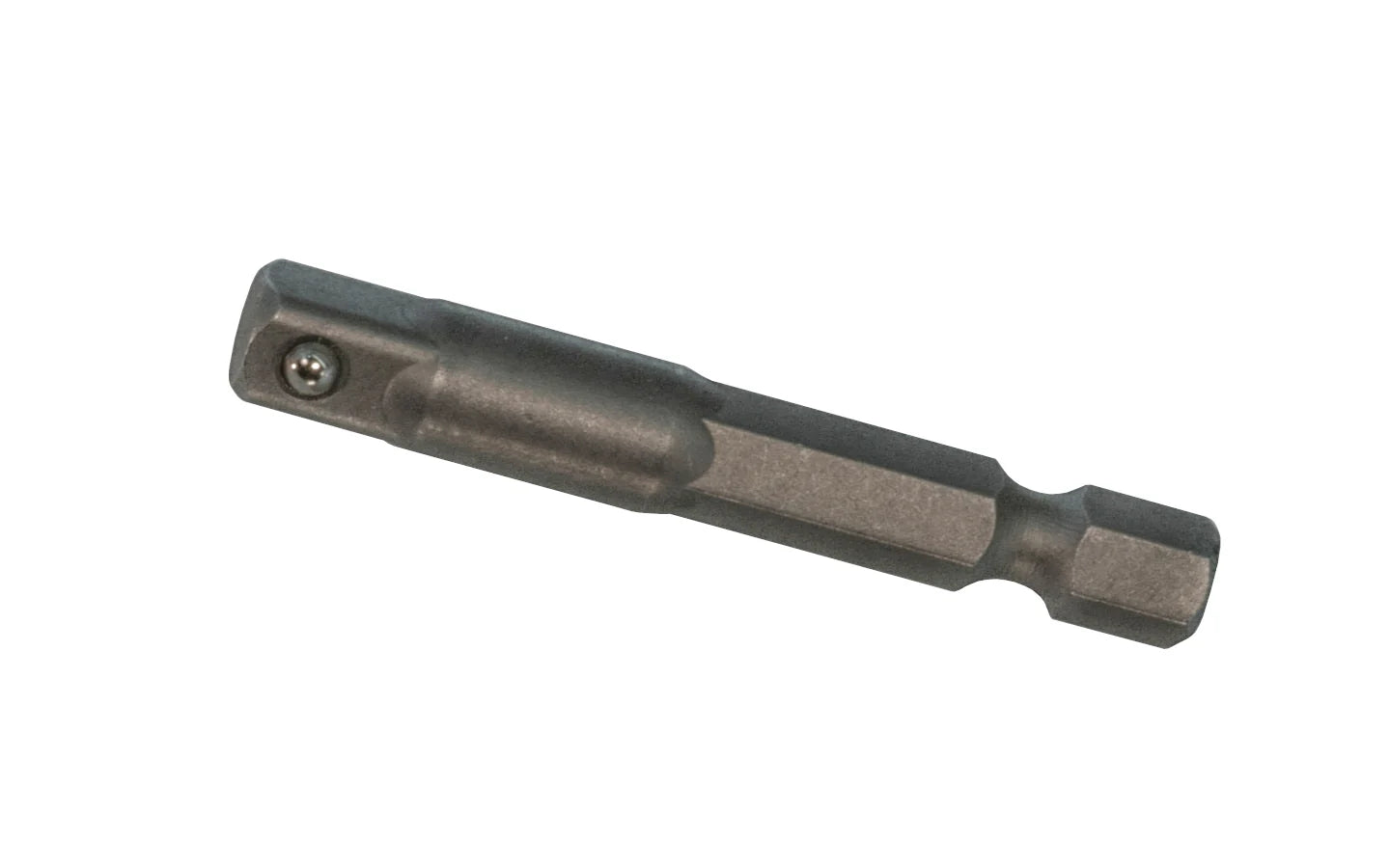 Impact Driver Bit 1/4" Shank to 1/4" Sq. With 2" Long Ball Drive Adapter (Box of 10)