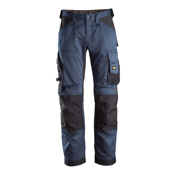 Snickers U6351 AllroundWork Stretch Loose Fit Work Pants (Navy/Black)