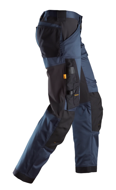 Snickers U6351 AllroundWork Stretch Loose Fit Work Pants (Navy/Black)