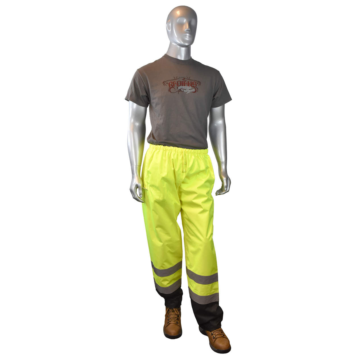 Radians SP41 Class E Sealed Waterproof Safety Pants - Hi-Vis Green