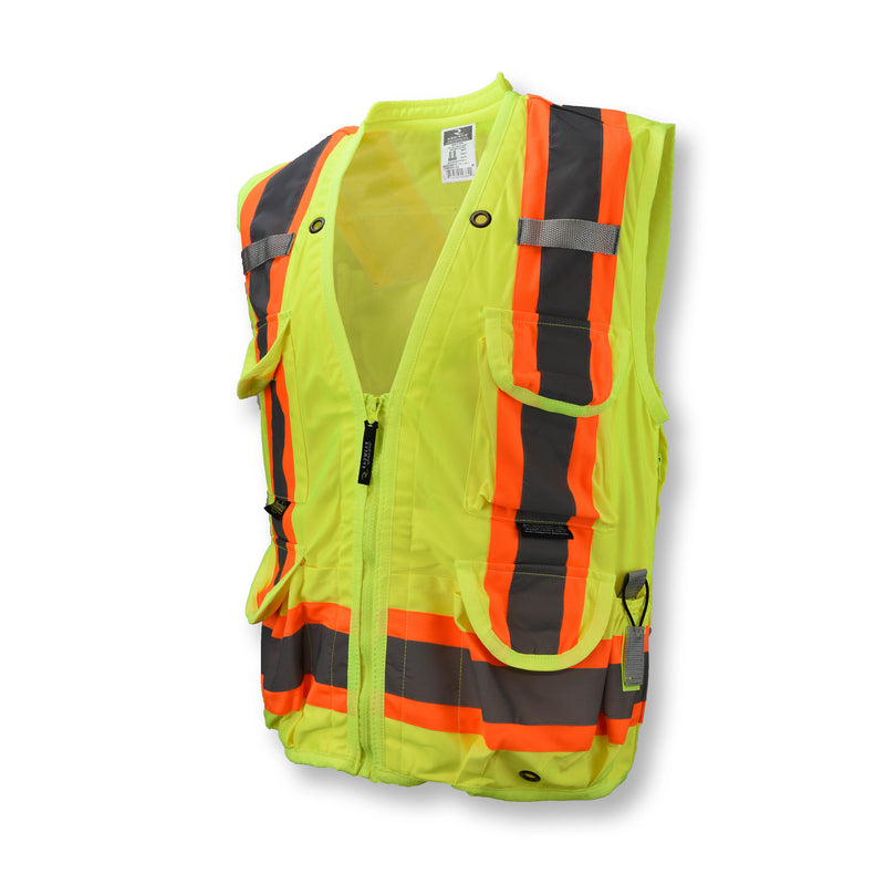 SV030X-2 Heavy Duty 10-Pocket Cruiser Vest with Back Pouch X-Back