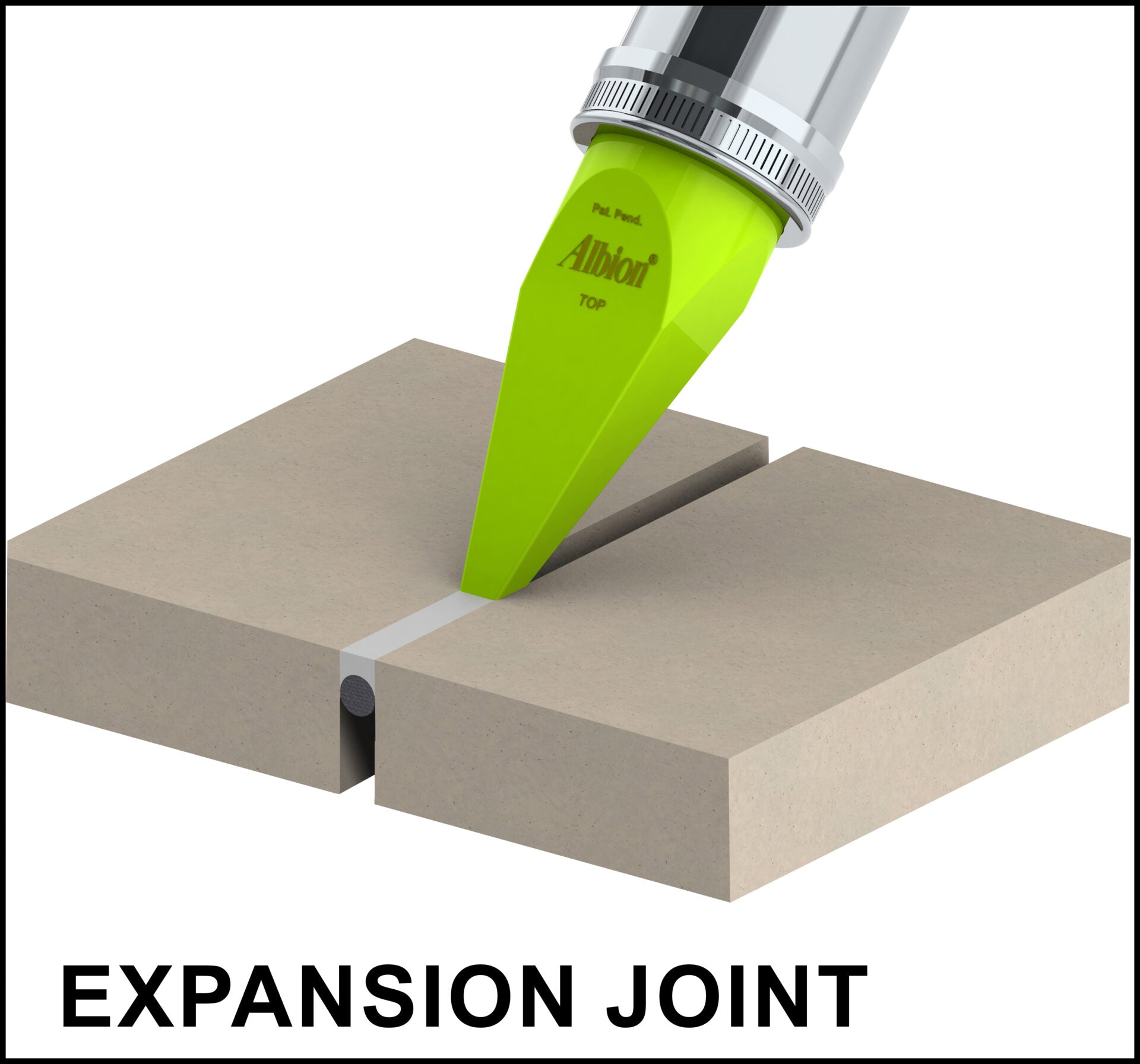 NEW! Yellow Square Bead Nozzle for Albion Professional Guns