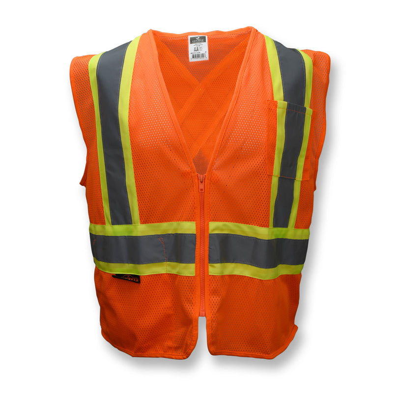 SV22X Economy Mesh X-Back Type R Class 2 Safety Vest with Two-Tone Trim