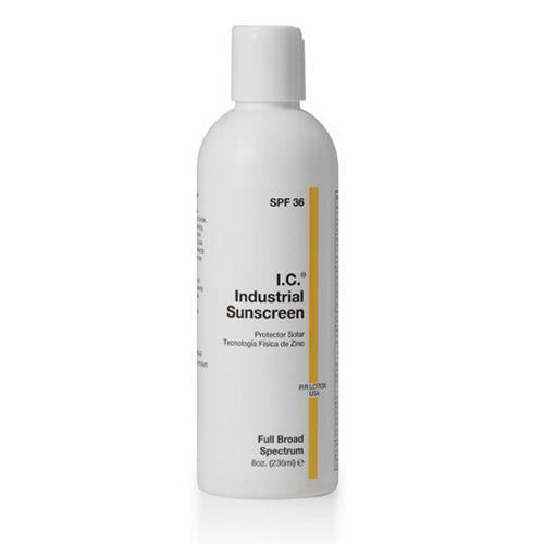 I.C. Industrial Zinc Oxide SPF36 Sunscreen (8 Oz Bottle)