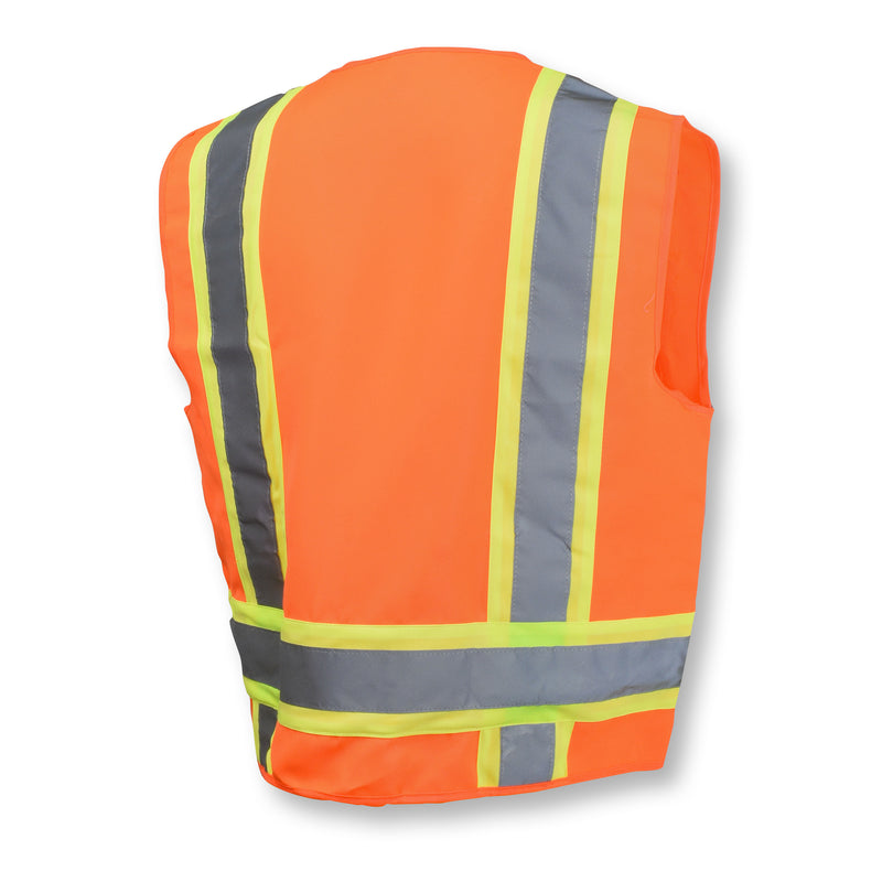 Radians SV62 Type R Class 2 Heavy-Duty Solid Twill Surveyor Safety Vest