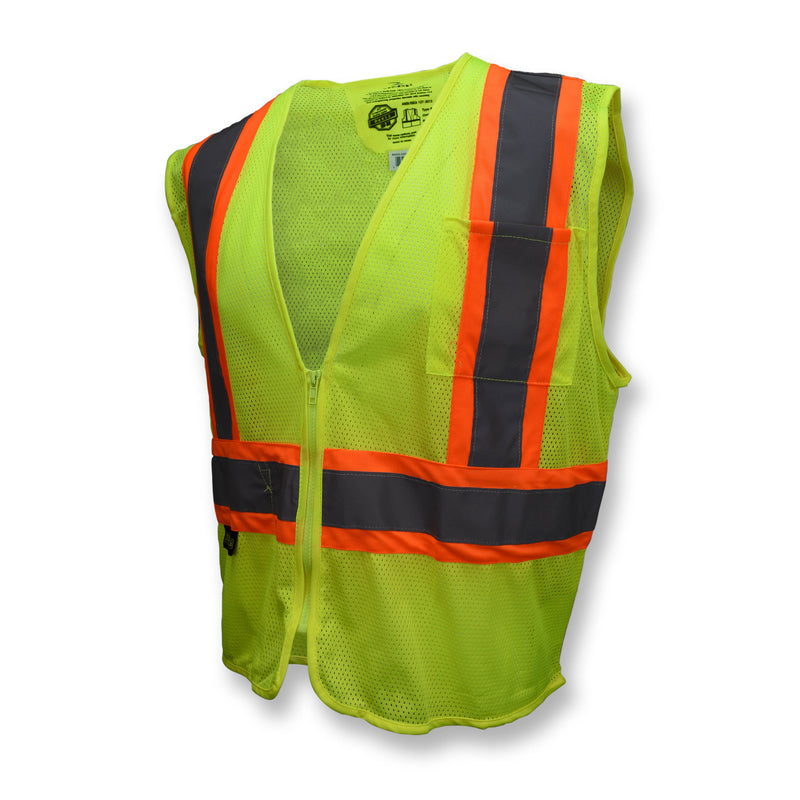 SV225 Class 2 Self Extinguishing Two-Tone Trim Mesh Safety Vest