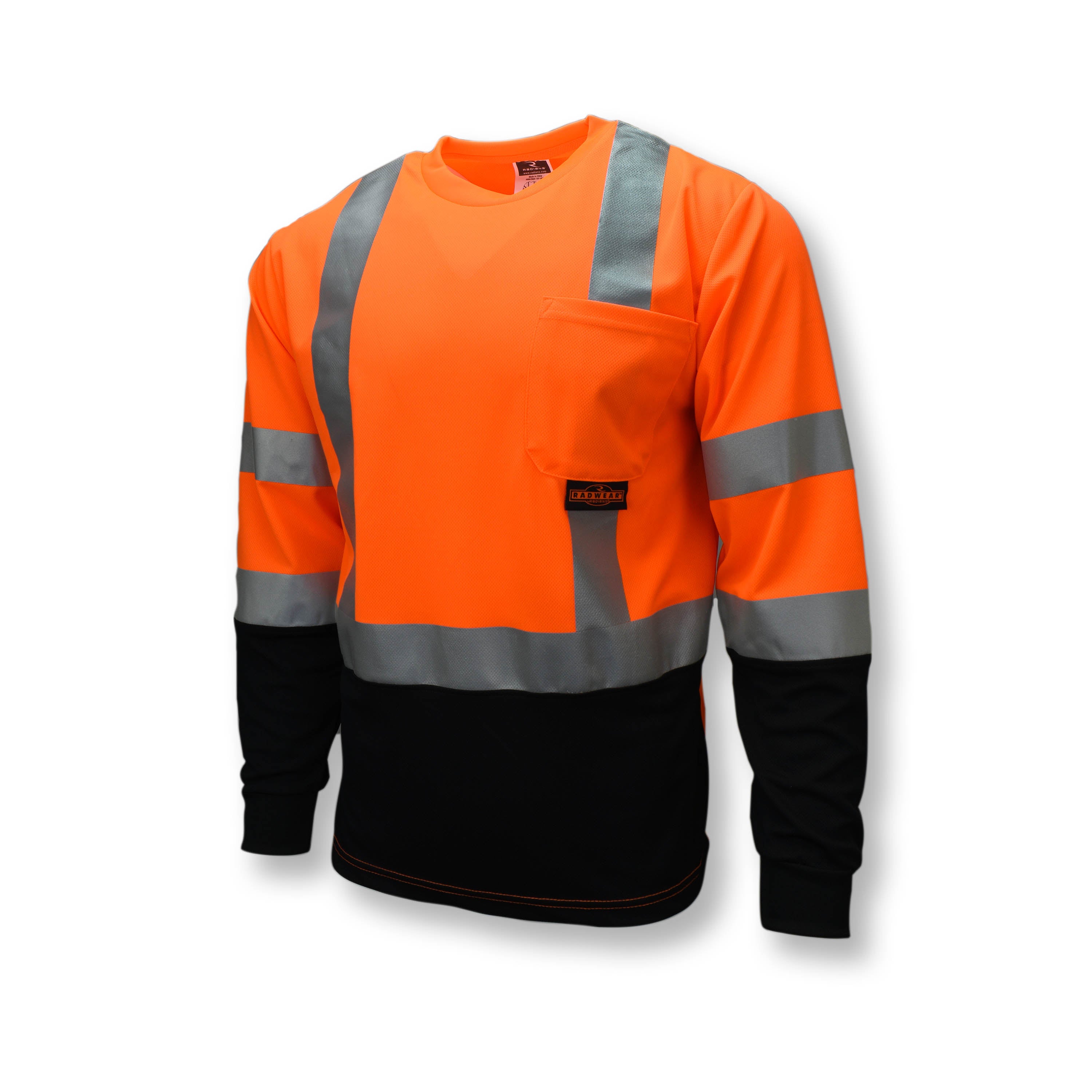 Long Sleeve Safety T-Shirt Class 3 Moisture Wicking ST21B-3