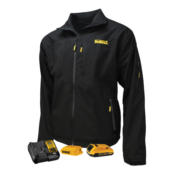 Men's Heated Structured Soft Shell Jacket Kitted