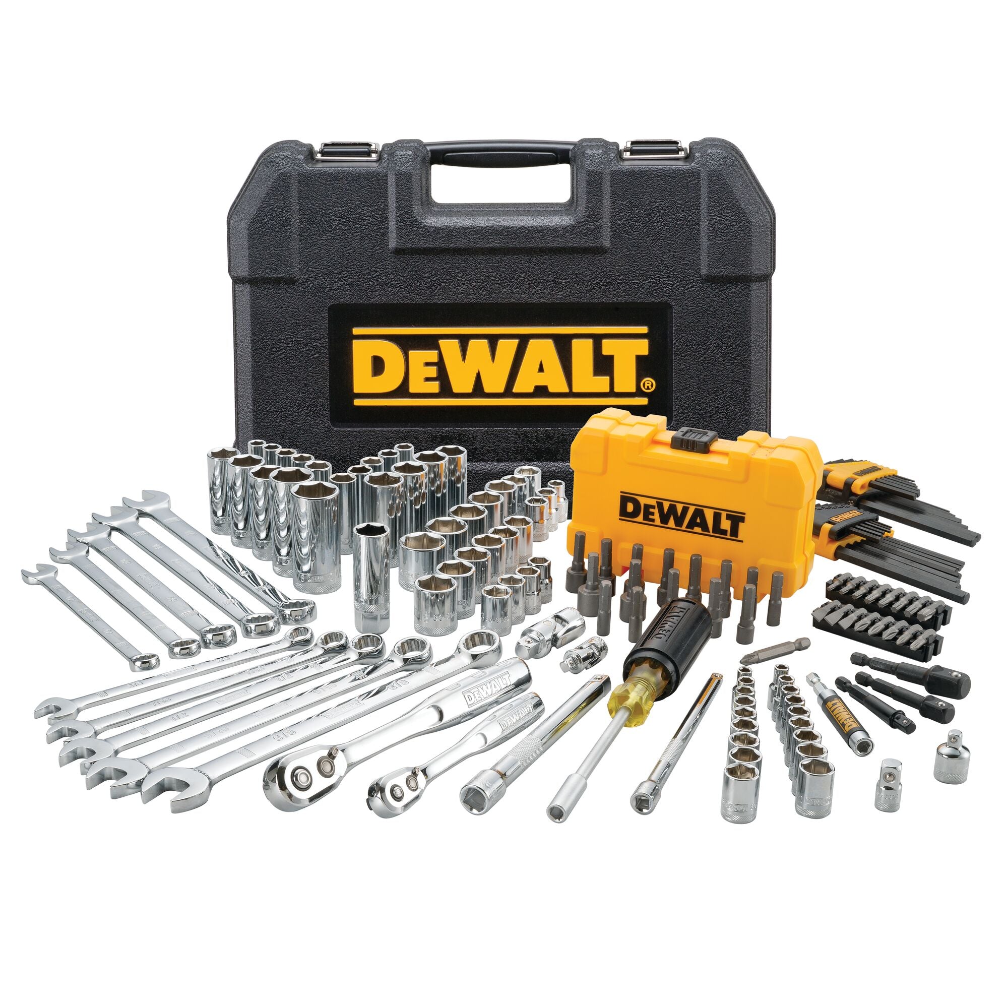 DeWALT 142 pc. 1/4" & 3/8" Drive Mechanics Tool Set