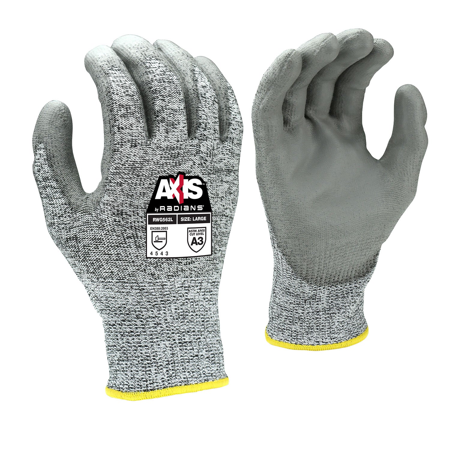 Axis Cut 3 PU Coated Gloves (Pack of 12)