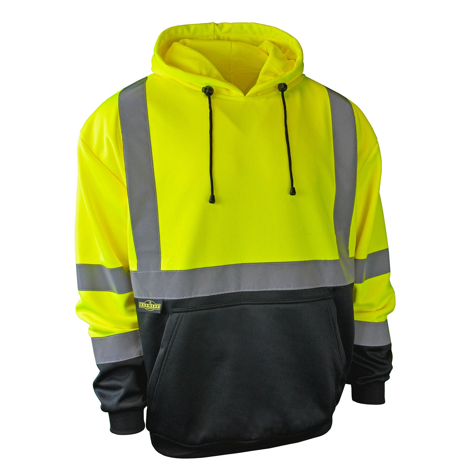 Sudadera con capucha Hi Viz Green