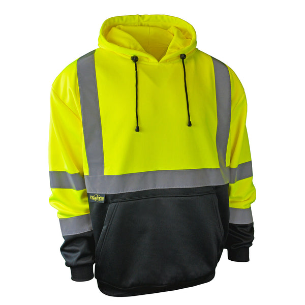 Sudadera con capucha Hi Viz Green