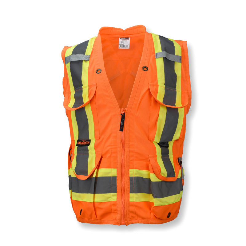 SV030X-2 Heavy Duty 10-Pocket Cruiser Vest with Back Pouch X-Back