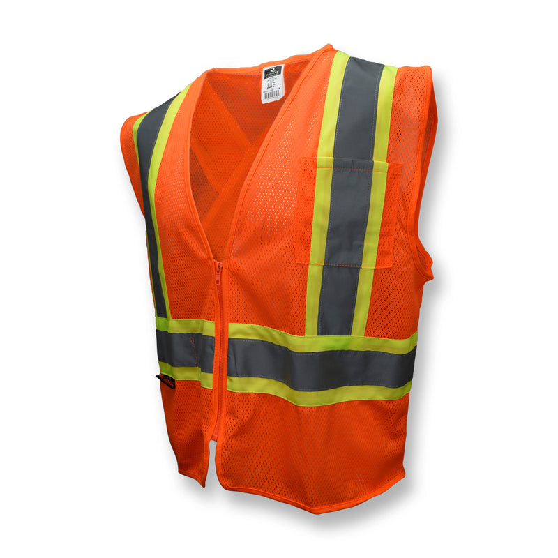 SV22X Economy Mesh X-Back Type R Class 2 Safety Vest with Two-Tone Trim