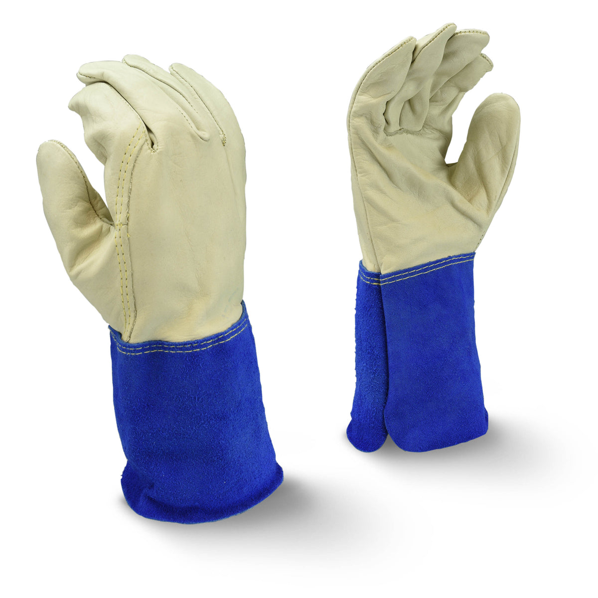 RWG6210 Mig-Tig Guante de soldadura de cuero de vaca de grano regular (paquete de 12)