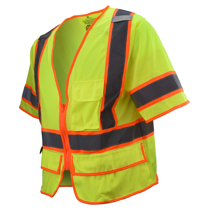 SV2725 Type R Class 3 Self Extinguishing Multipurpose Mesh Surveyor Vest