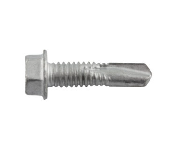 DeWALT TEK-4 DrillIt® Standard Drill Screws, #4 Point Type, 5/16" Indented Hex Washer Head, Stalgard Finish