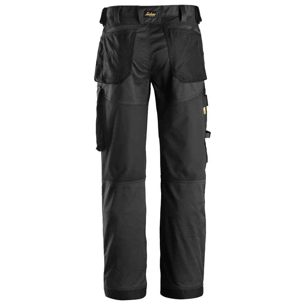 Snickers U6351 AllroundWork Stretch Loose Fit Work Pants (Black)