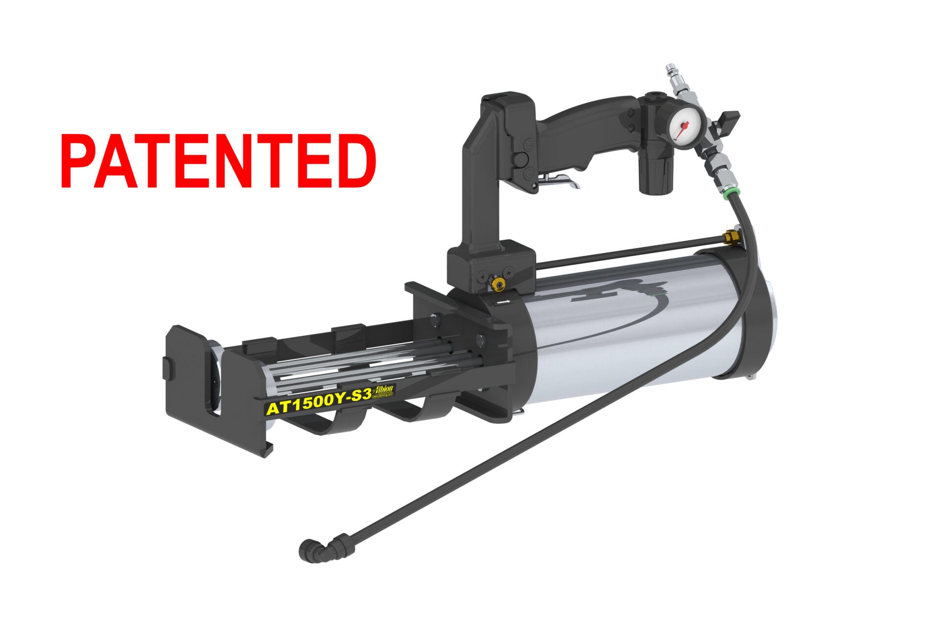 1500 Series AT Line Air-Powered Multi-Component Spray Cartridge Gun (1:1, Suitcase Configuration)