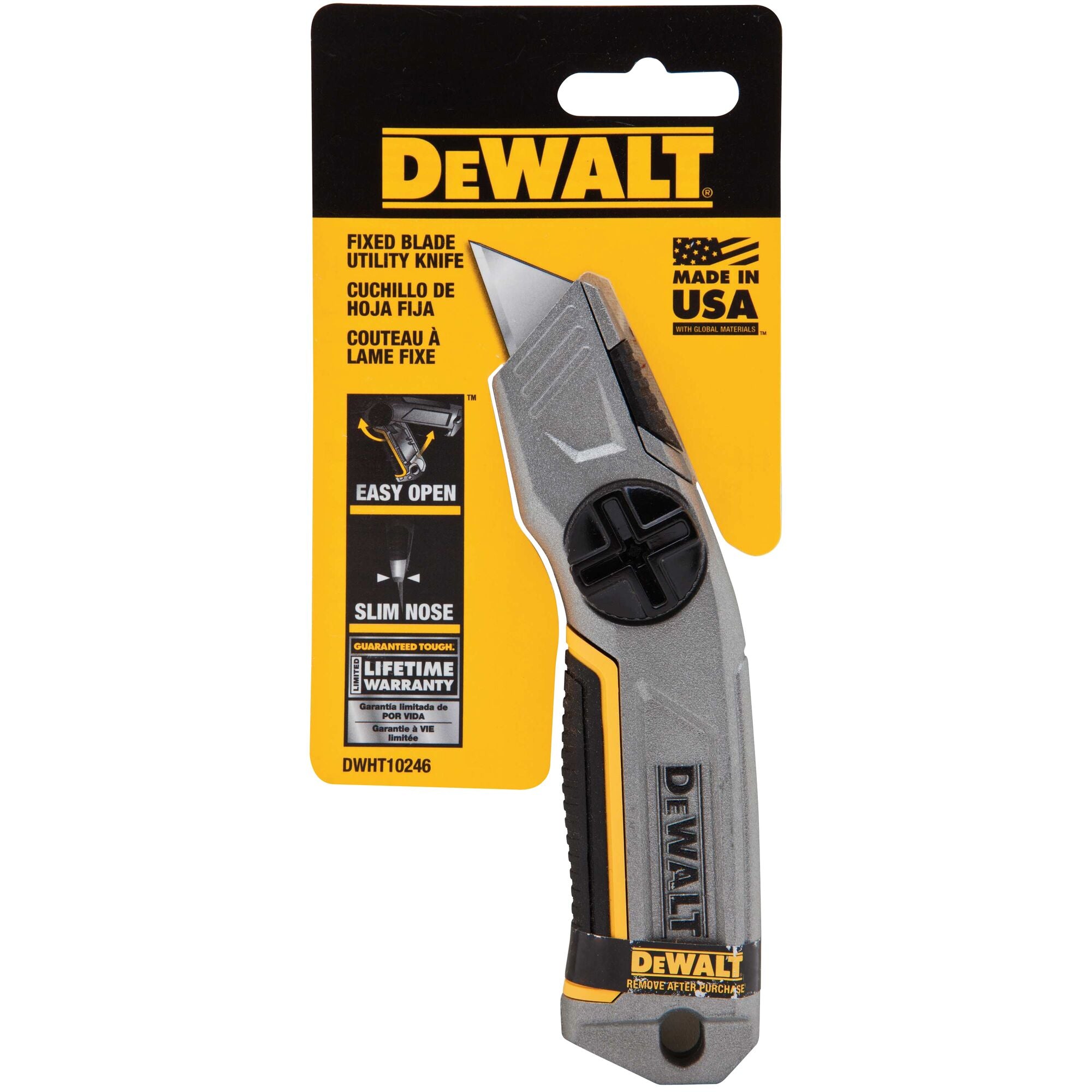 DeWALT Utility Knife Fixed Blade Knife