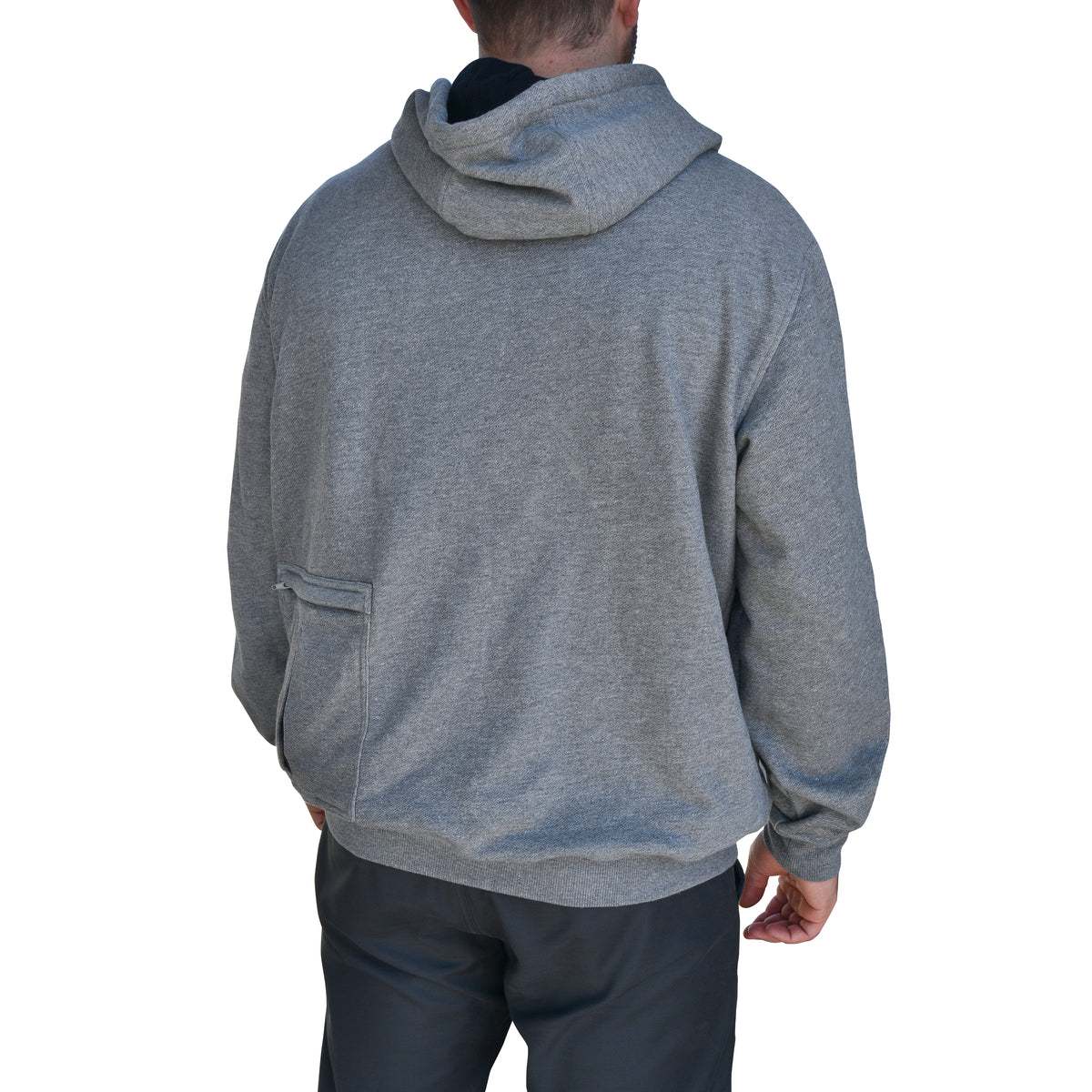 Men's Heated French Terry Cotton Hoodie without Battery - WRYKER Construction Supply