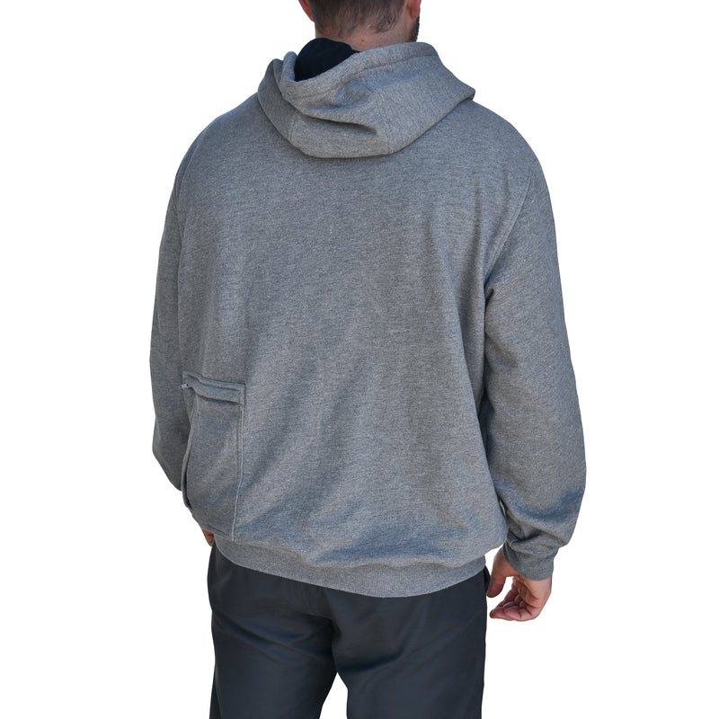 Men's Heated French Terry Cotton Hoodie without Battery