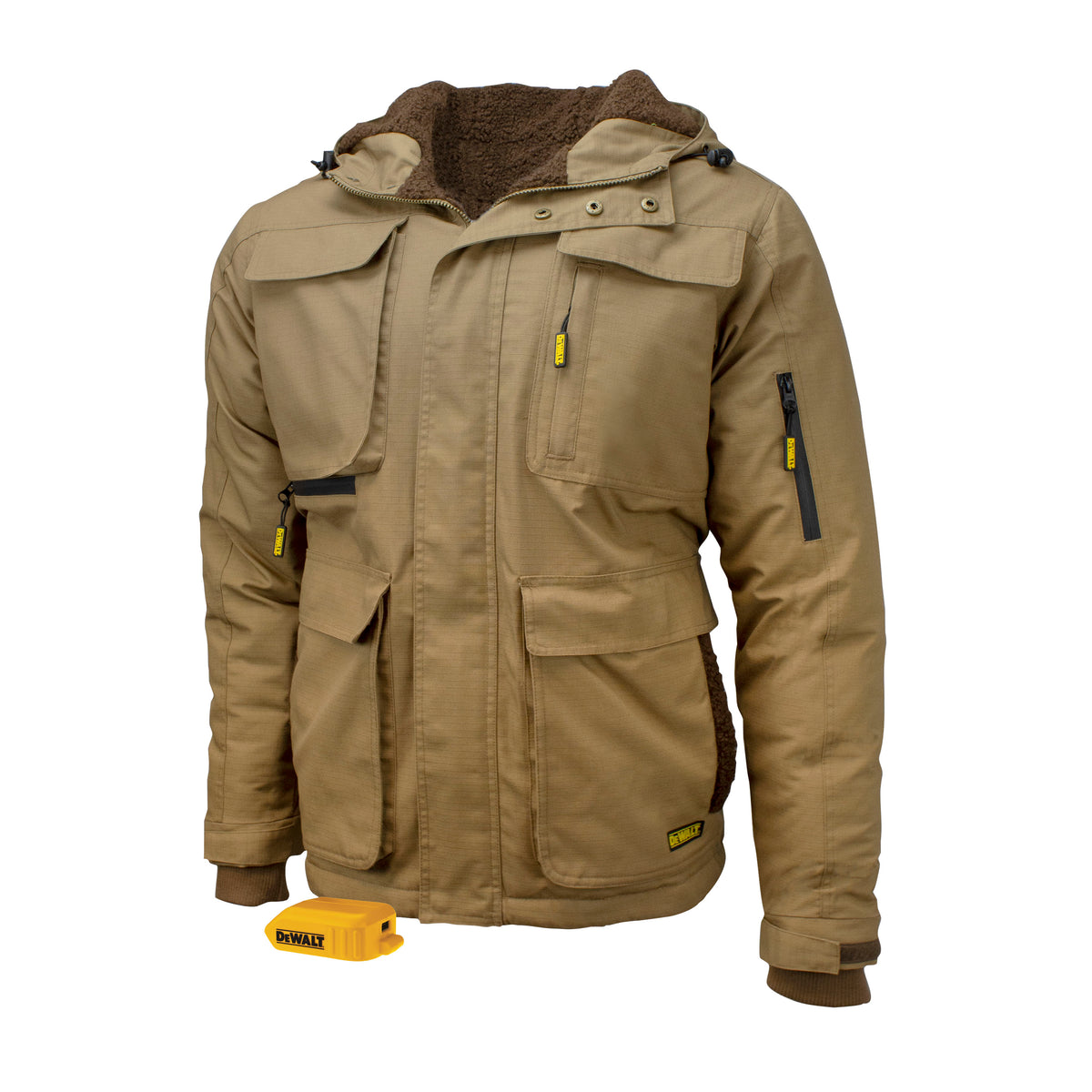 Men's Heavy Duty Ripstop Heated Jacket without Battery - WRYKER Construction Supply