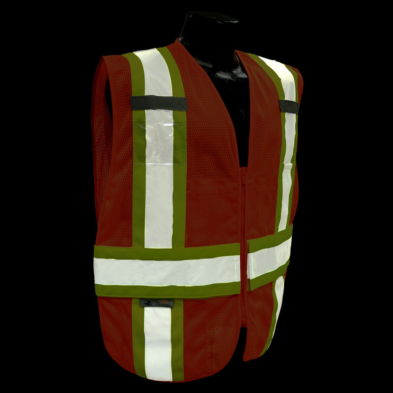 SV23-2 Type R Class 2 Expandable Two Tone Mesh Safety Vest