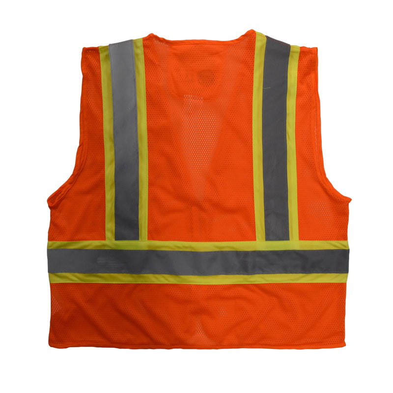 SV225 Class 2 Self Extinguishing Two-Tone Trim Mesh Safety Vest