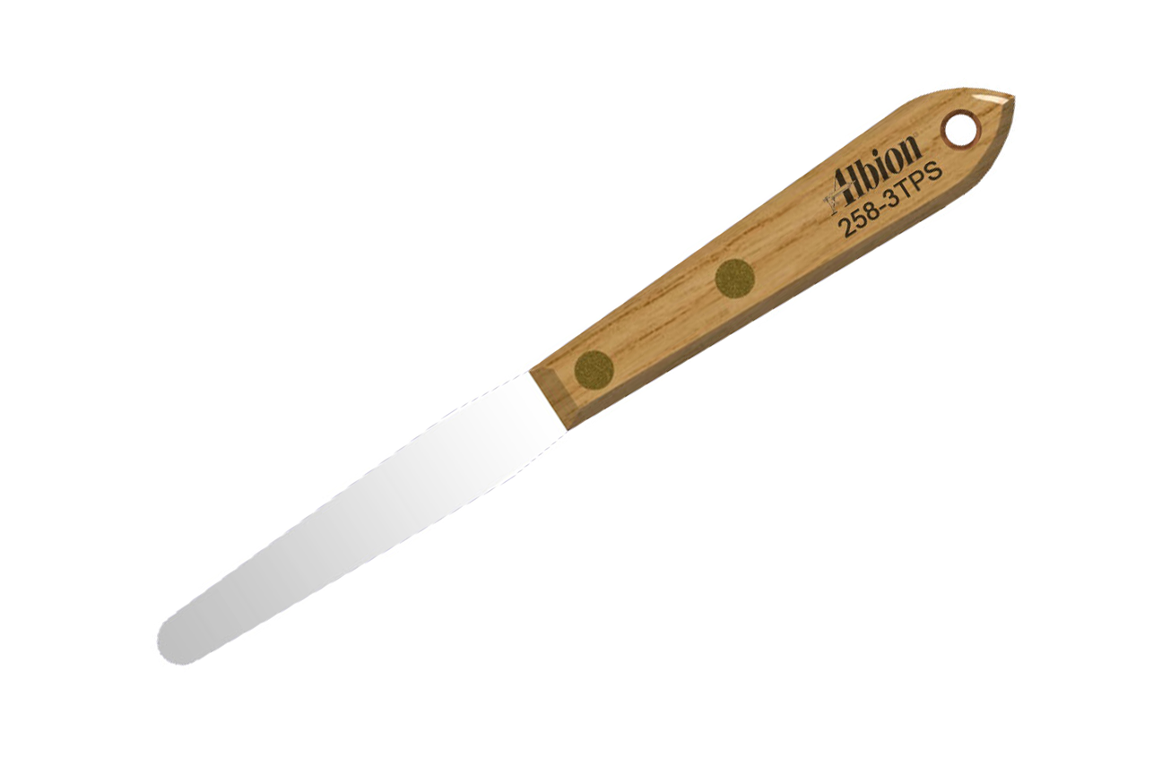 Classic Spatula: 3/8" Wide Tapered x 3" Long Blade
