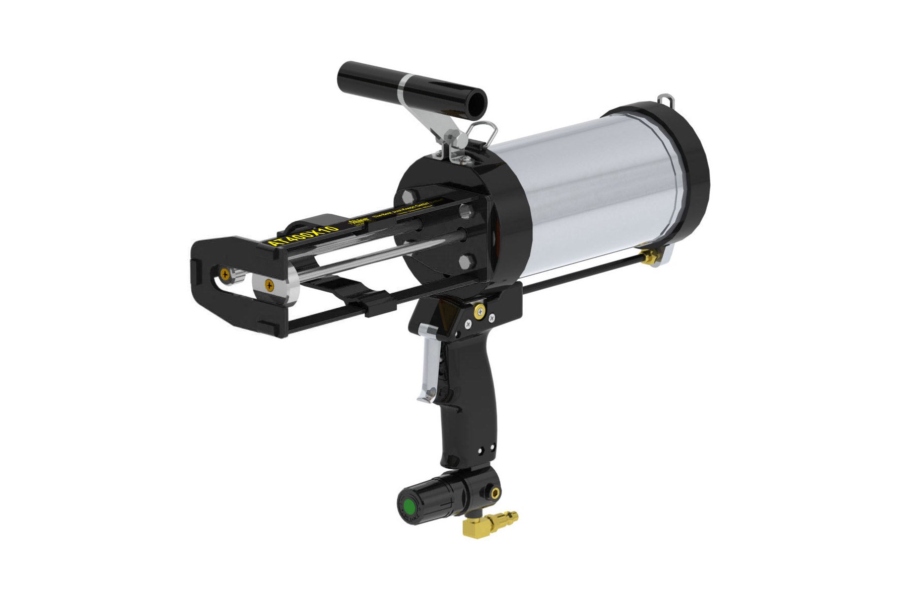 400 Series AT Line Air-Powered Multi-Component Cartridge Gun (10:1, Standard Configuration)