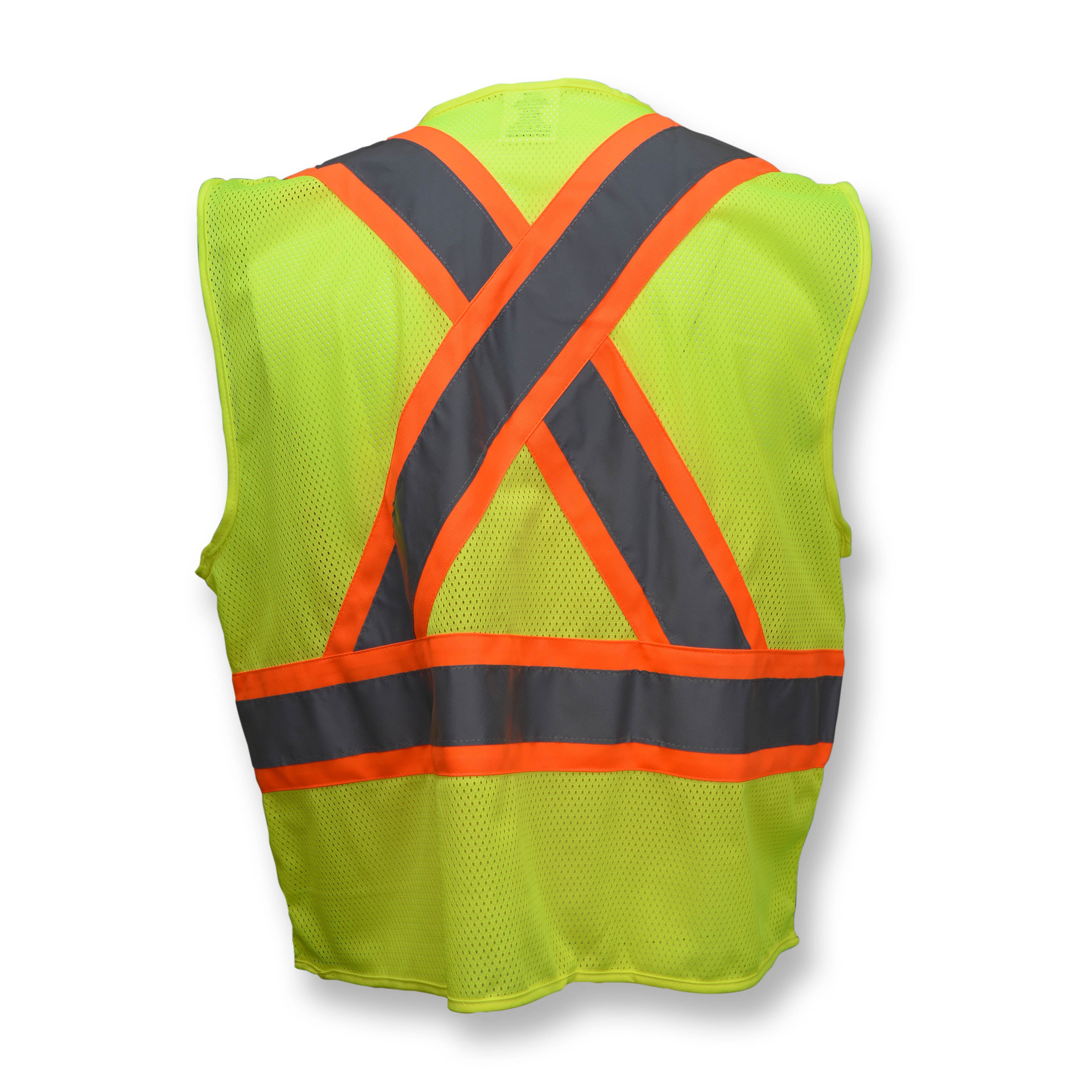 SV22X Economy Mesh X-Back Type R Class 2 Safety Vest with Two-Tone Trim