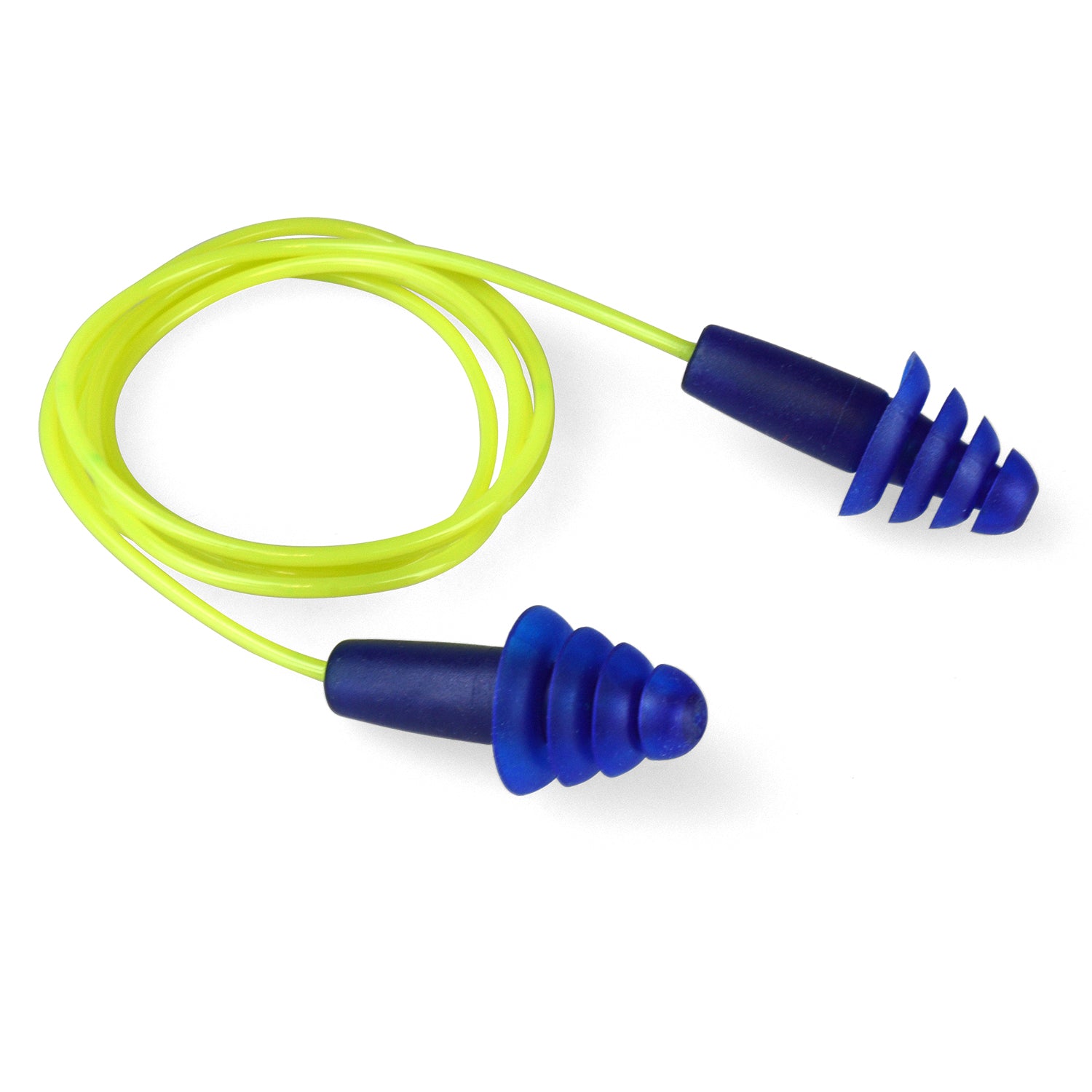Resistor® II Reusable Flanged Earplugs - Corded