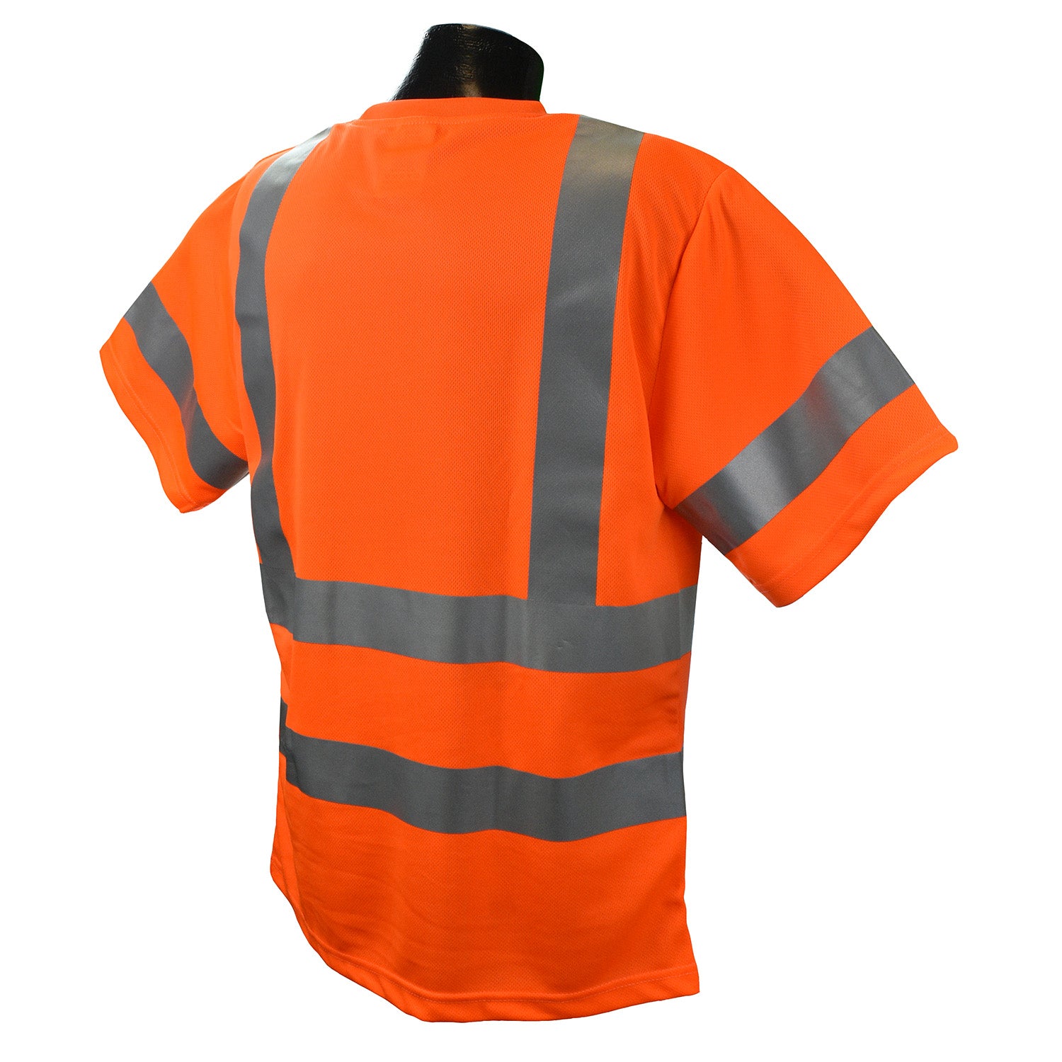 Camiseta de manga corta Max-Dri Clase 3 que absorbe la humedad con cinta de 2"