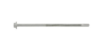 DeWALT TEK-5 DrillIt® Extended Capacity Drill Screws, #5 Point Type, 3/8" Indented Hex Washer Head Screw, Stalgard Finish