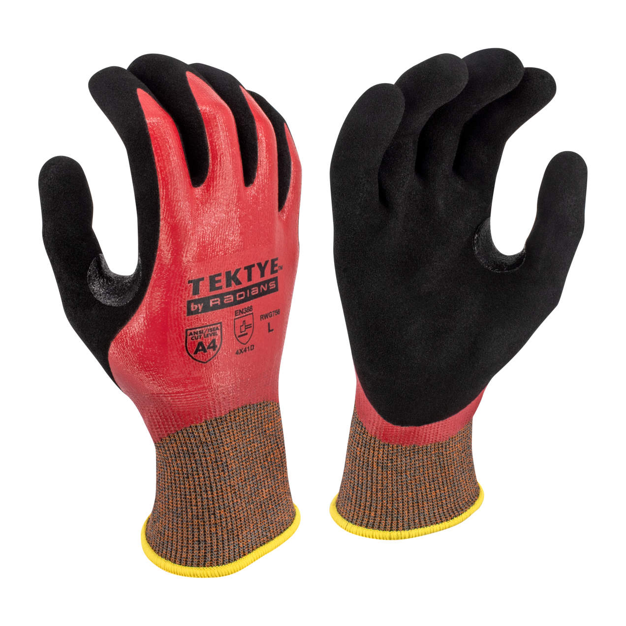 Radians RWG756 TEKTYE® A4 Reinforced Thumb Work Glove (Pack of 12)