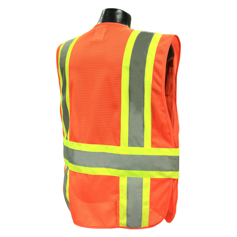 SV23-2 Type R Class 2 Expandable Two Tone Mesh Safety Vest