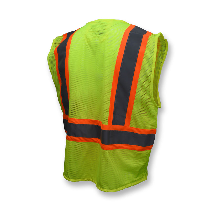 SV225 Class 2 Self Extinguishing Two-Tone Trim Mesh Safety Vest