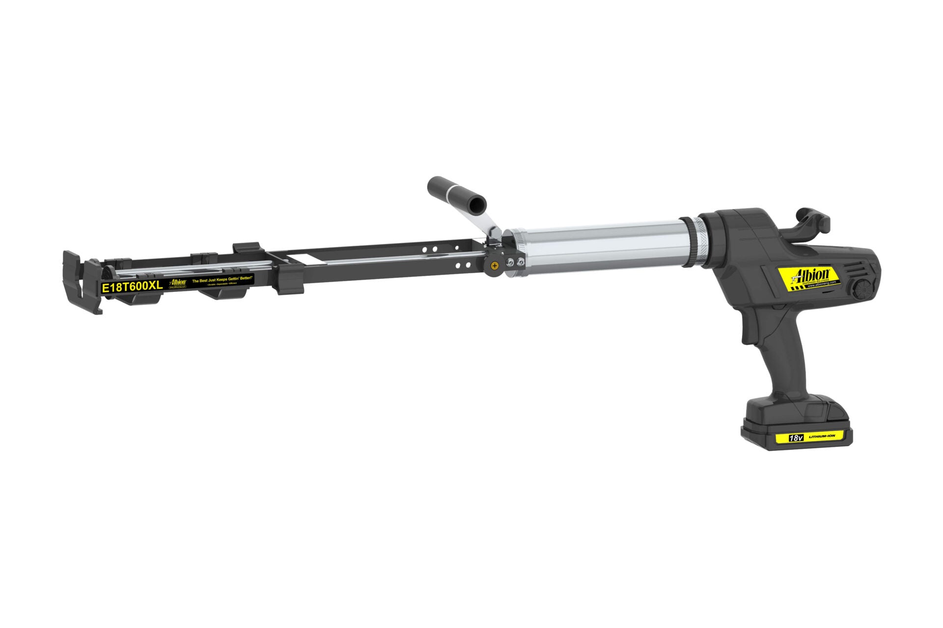 Albion Battery Powered Dual Cartridge Adhesive Applicator 600 ml 18 Volt (Battery & Charger Included)