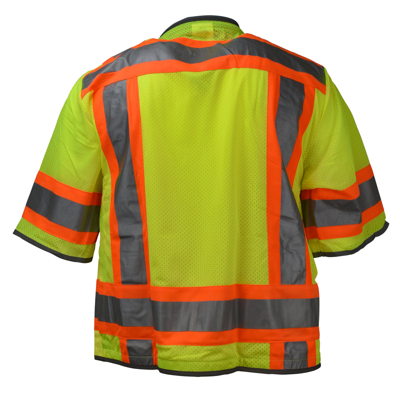 SV55-3 Class 3 Heavy Woven Two Tone Mesh Engineer Vest
