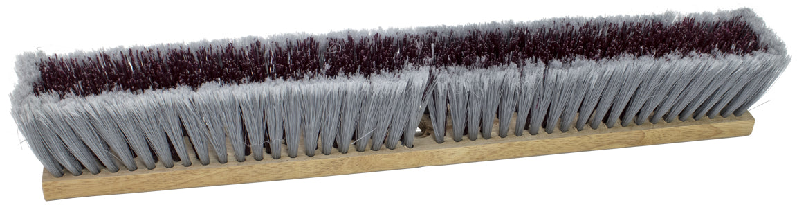 All Purpose Broom 24" with Fine Bristles on the Edge and Course in the middle