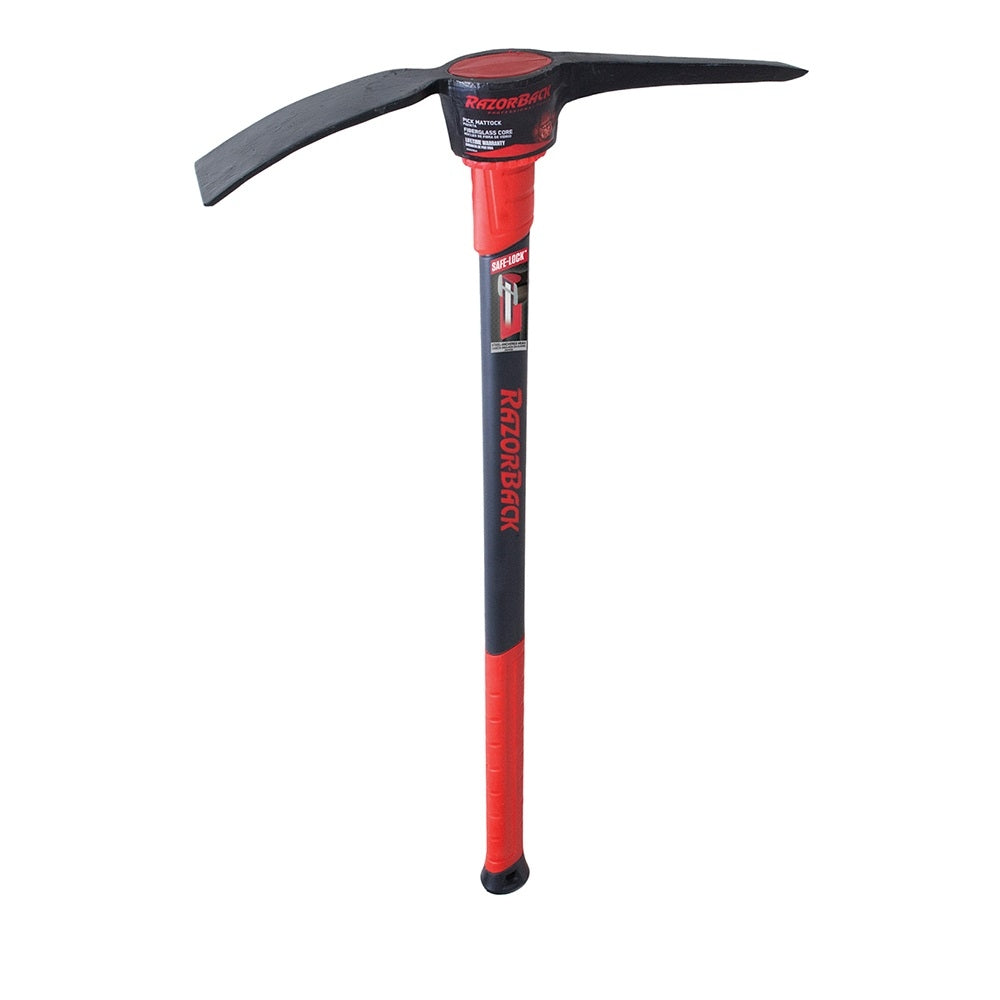 Razor-Back #5 Pick Mattock w/34" Fiberglass Handle