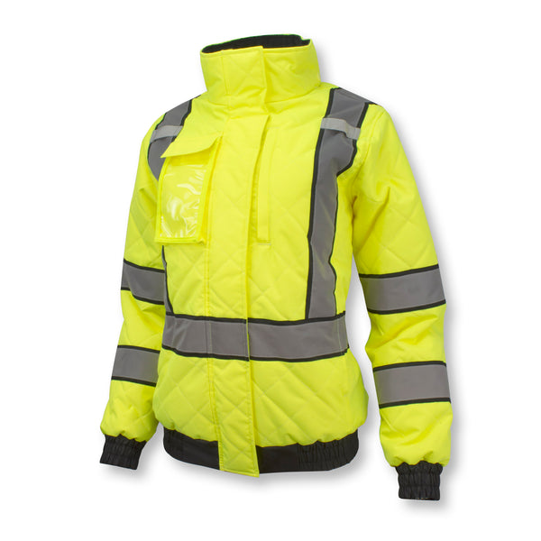 SJ930-3ZGW Chaqueta bomber acolchada clase 3 para mujer