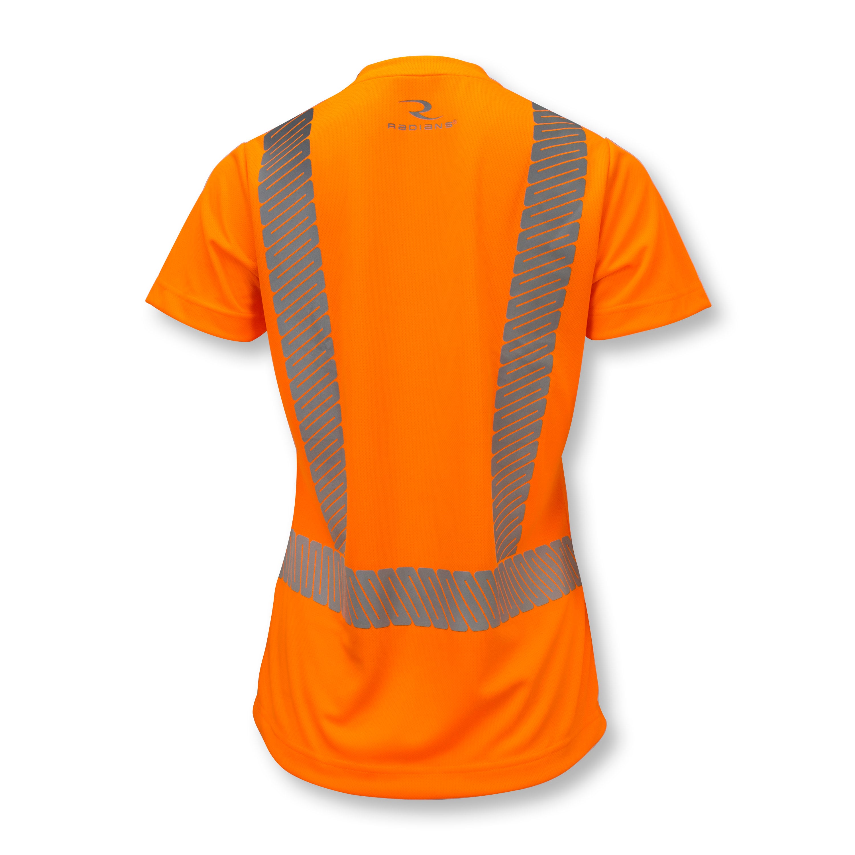 Womens Max-Dri Short Sleeve T-Shirt Class 2 Moisture Wicking w/2" Tape
