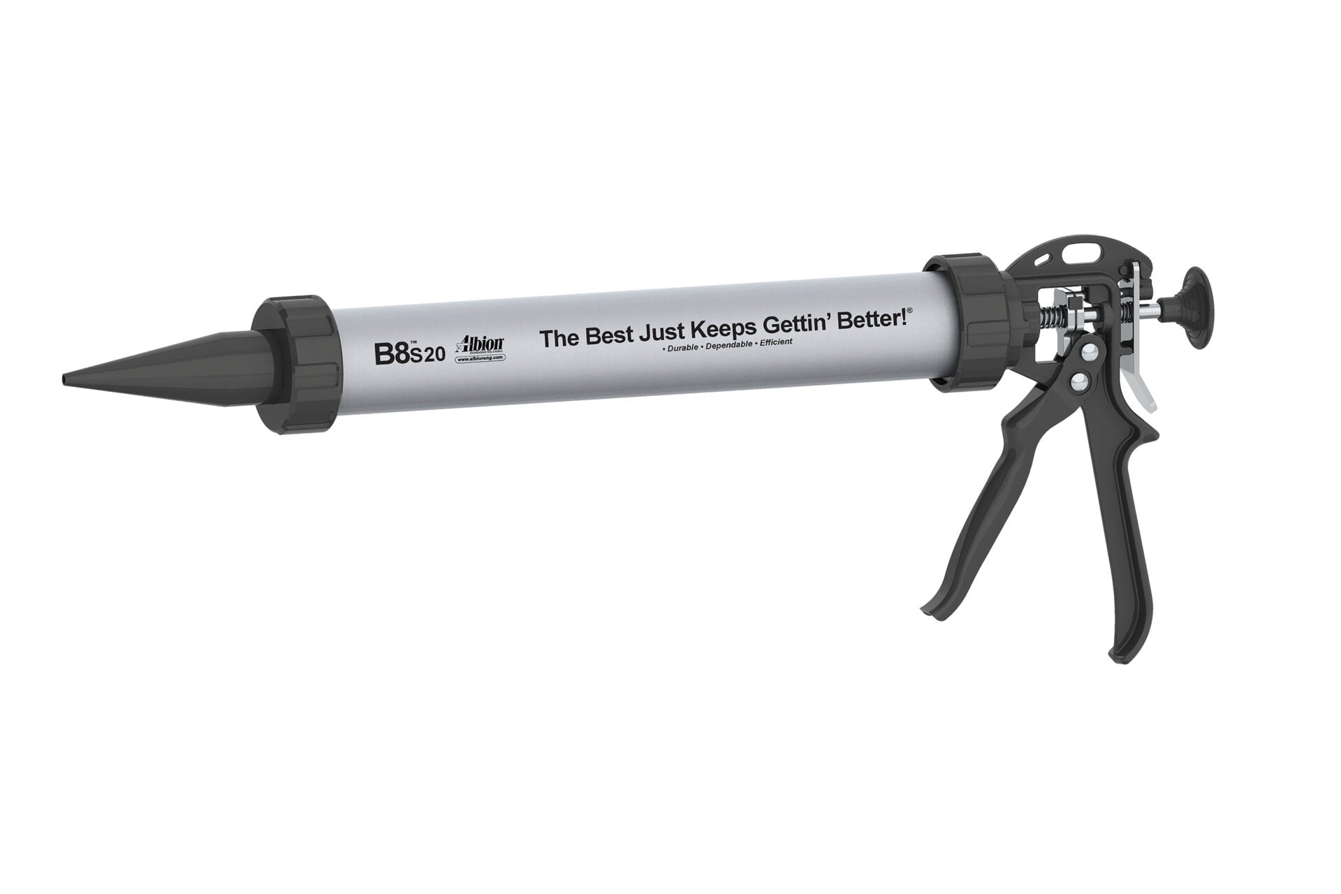 NEW! 20oz B-Line Manual Sausage Gun w/ High Output / Low Thrust 8:1 Ratio