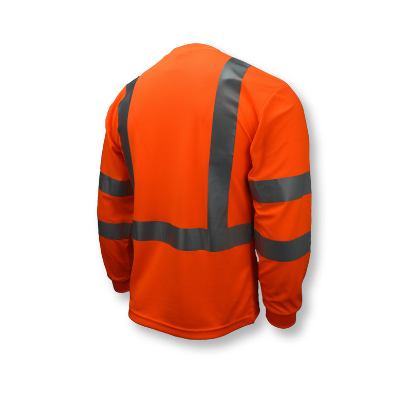 Long Sleeve Safety T-Shirt Class 3 Moisture Wicking ST21-3
